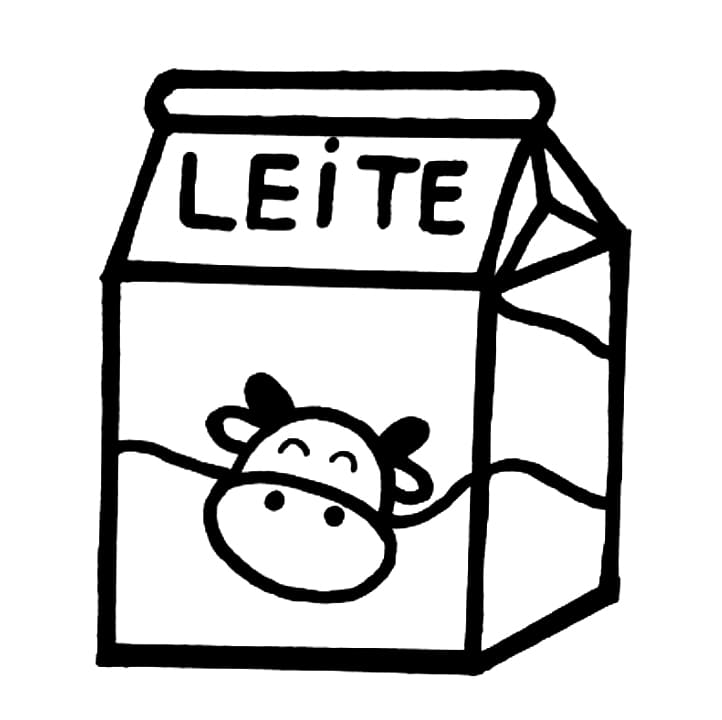 Leite para Colorir