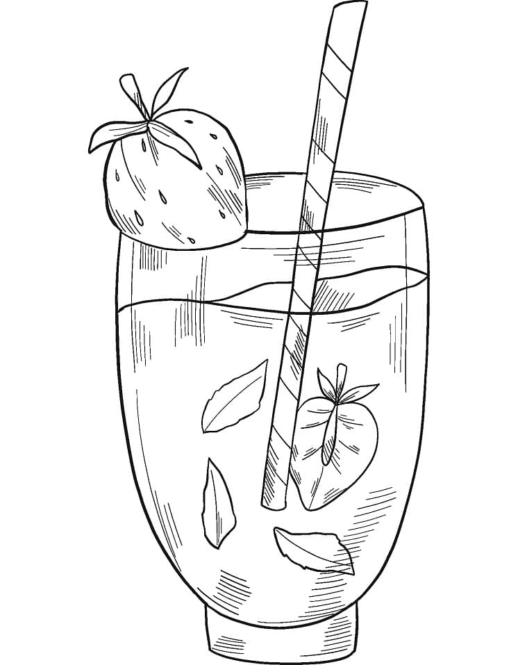 Desenho De Limonada Para Imprimir e Pintar