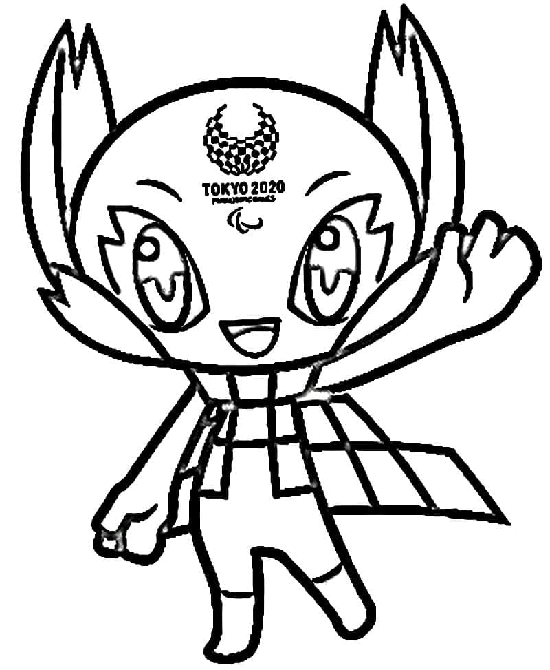 Desenho Mascote Someity Para Colorir