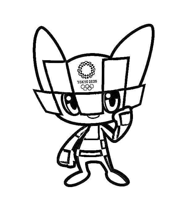 Desenho Para Baixar Do Miraitowa Para Colorir