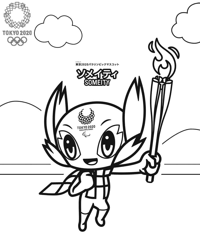 Desenho Someity olimpíada Para Colorir