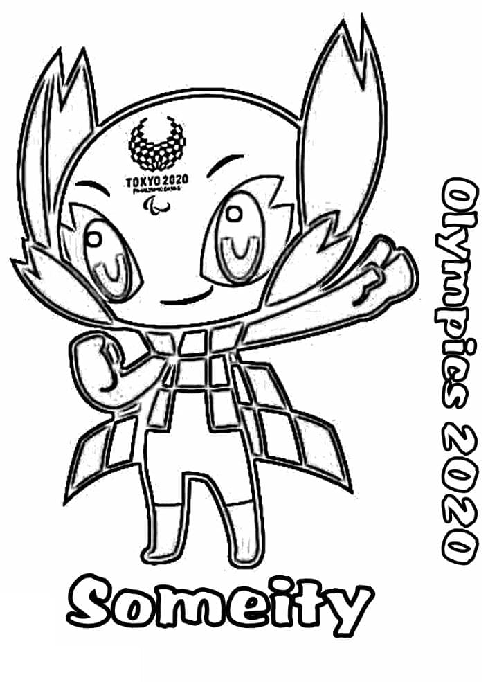 Desenho Someity Para Colorir