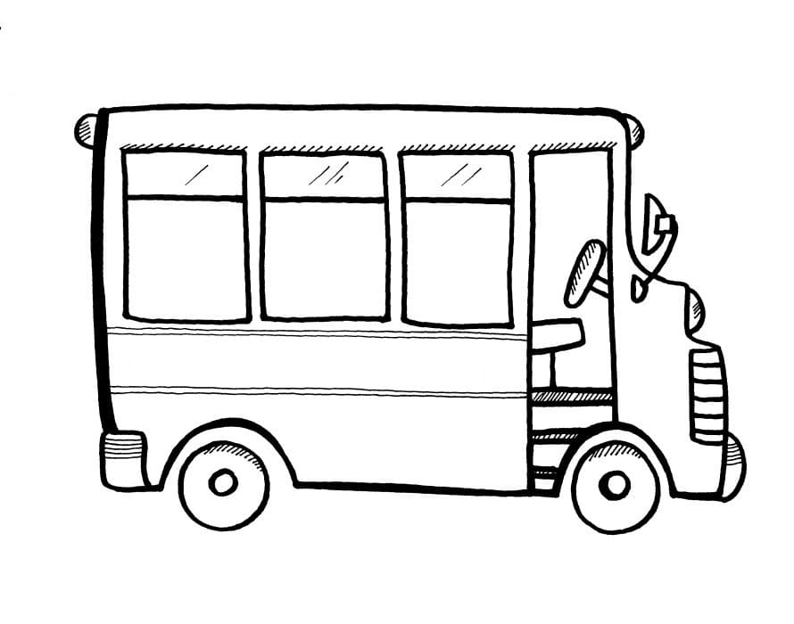 Desenho Autocarro Escolar Imagens Para Baixar