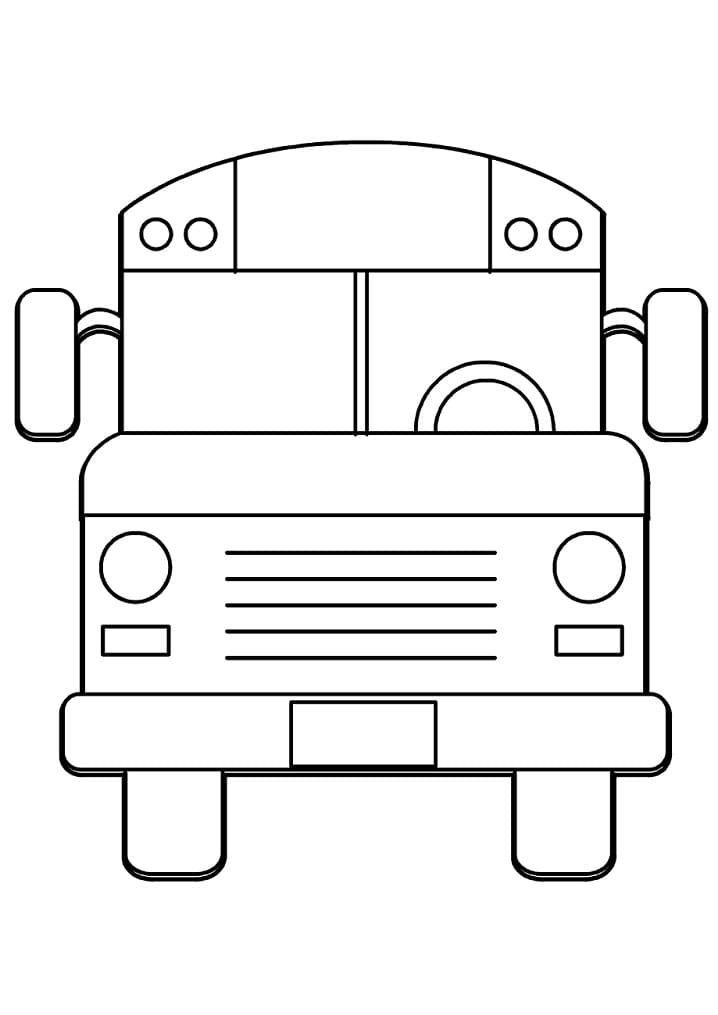 Desenho Autocarro Escolar Livro Infantil