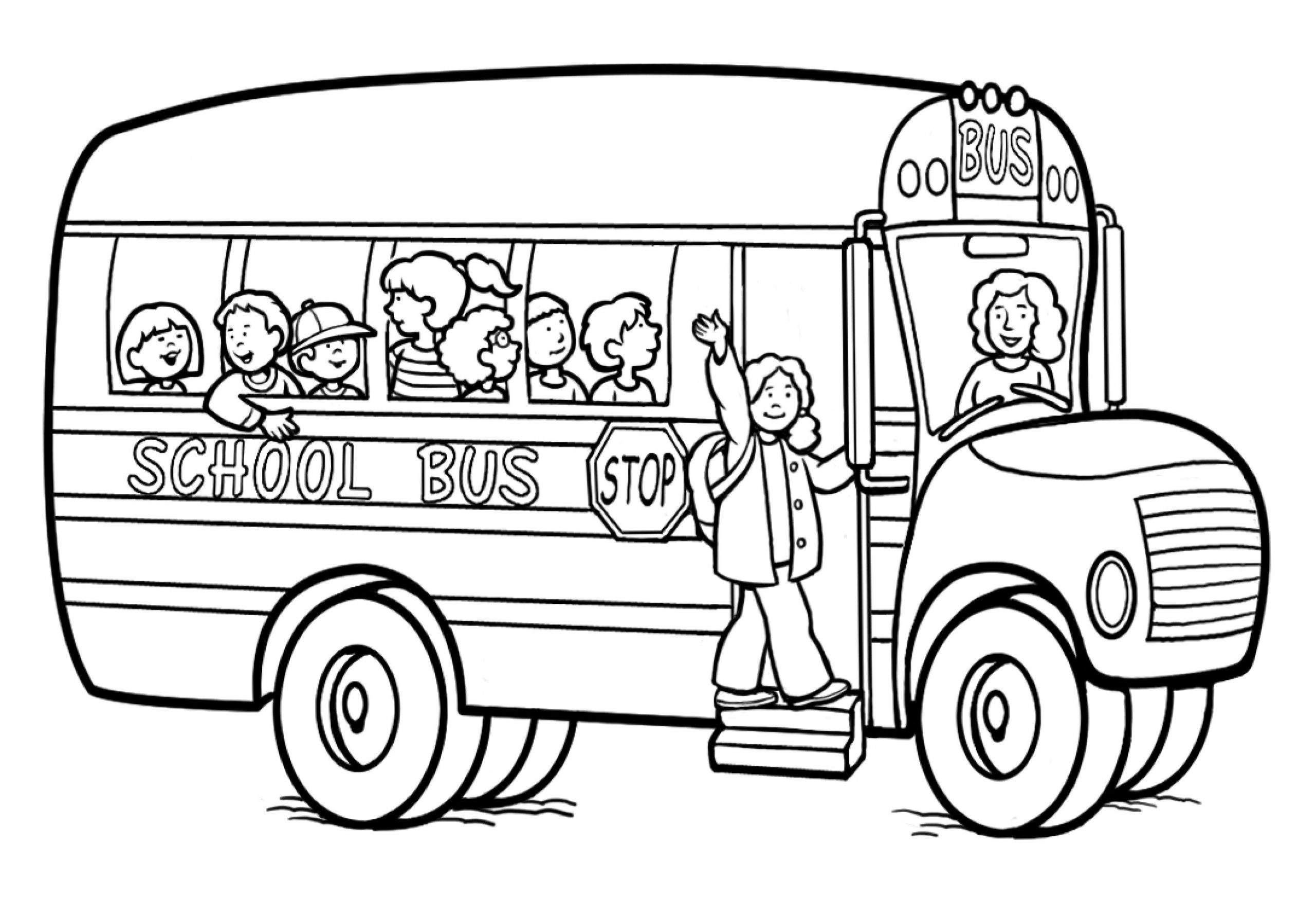 Desenho Ônibus Escolar Pdf Completo