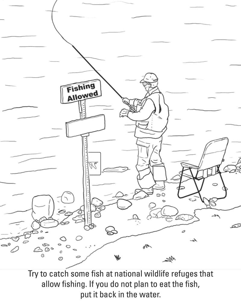 Desenho De Pescador Ribeirinho Para Pintar