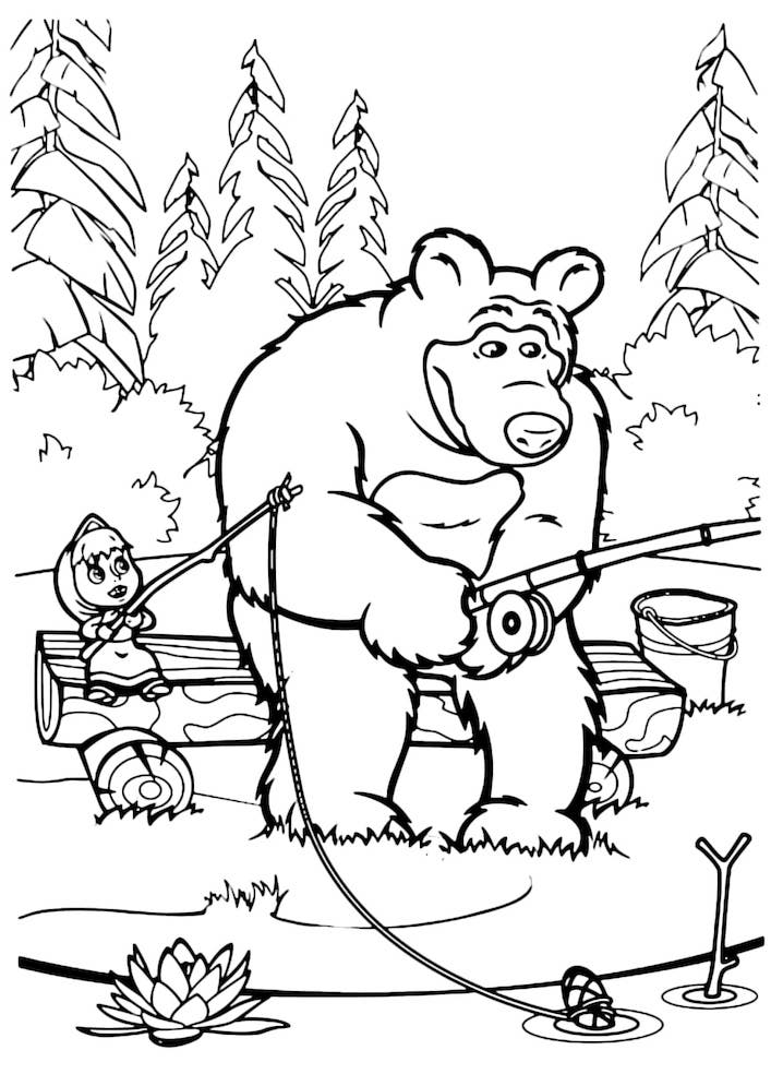 Desenho De Pescaria Para Baixar e Imprimir Em Pdf