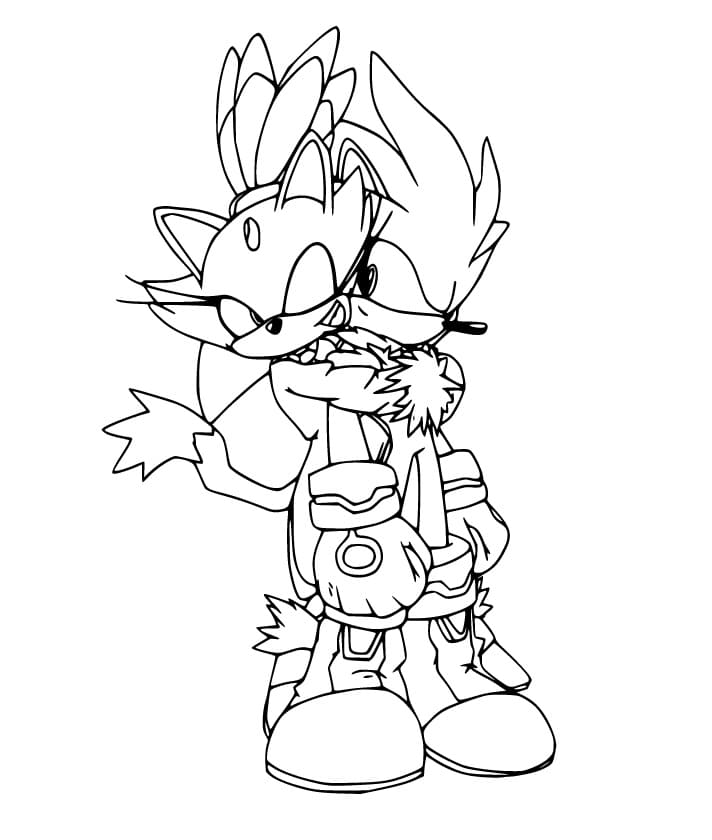 Desenho Blaze e Silver Para Colorir