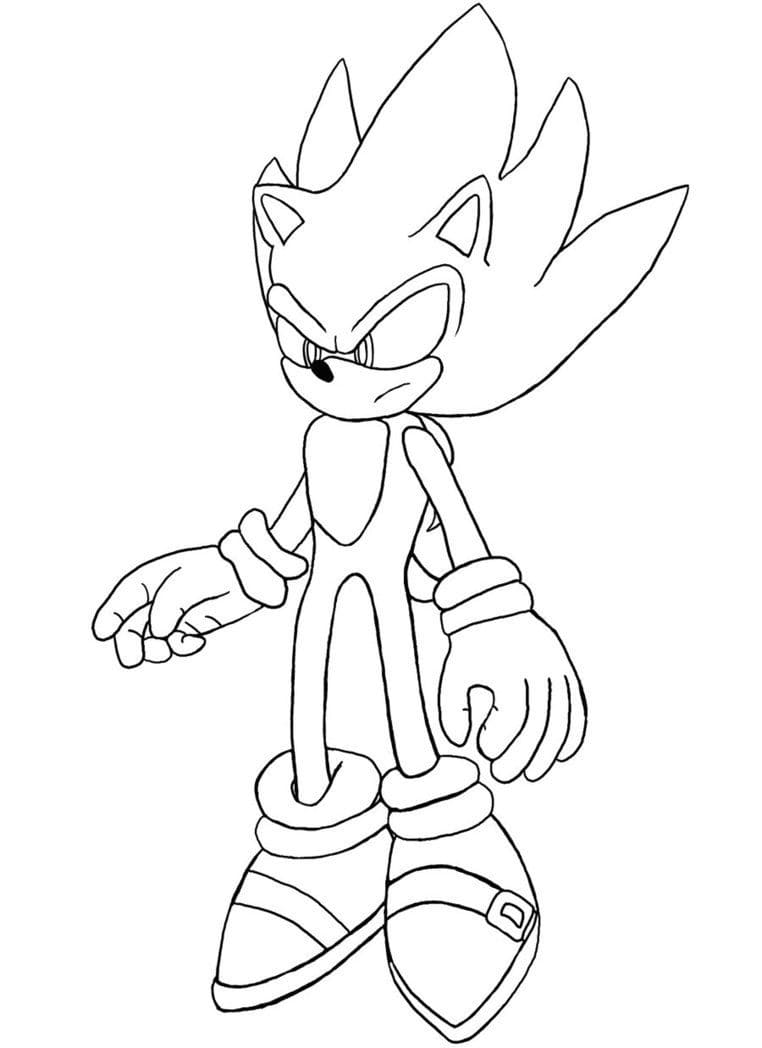 Desenho Supersonic Para Colorir