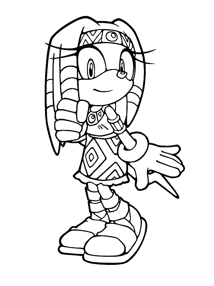 Desenho Tikal The Echidna Para Colorir